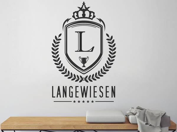 Wandtattoo Langewiesen Wappen