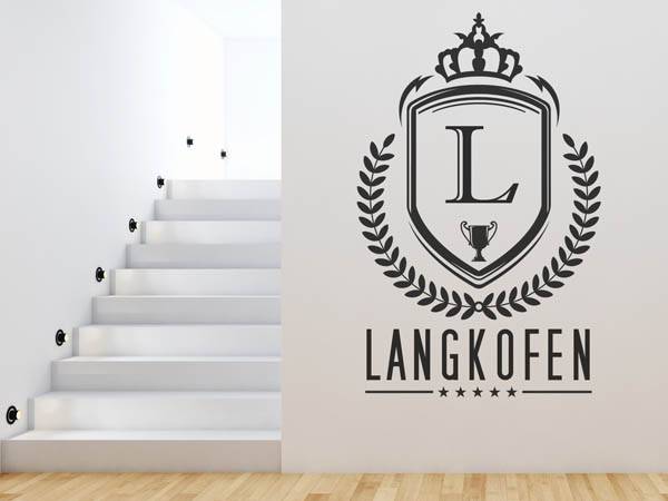Wandtattoo Langkofen Wappen