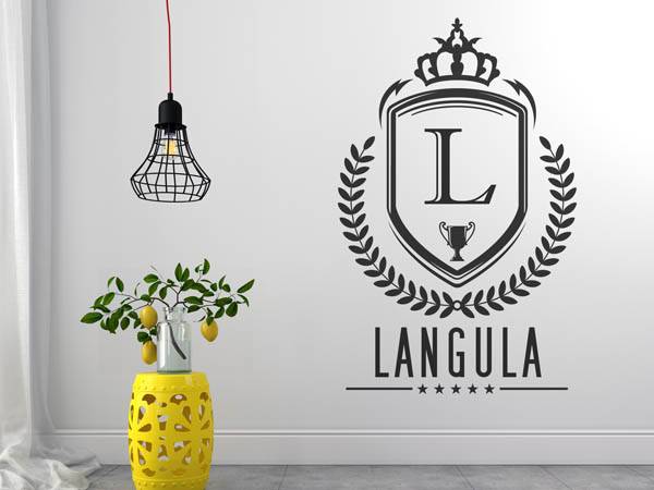 Wandtattoo Langula Wappen