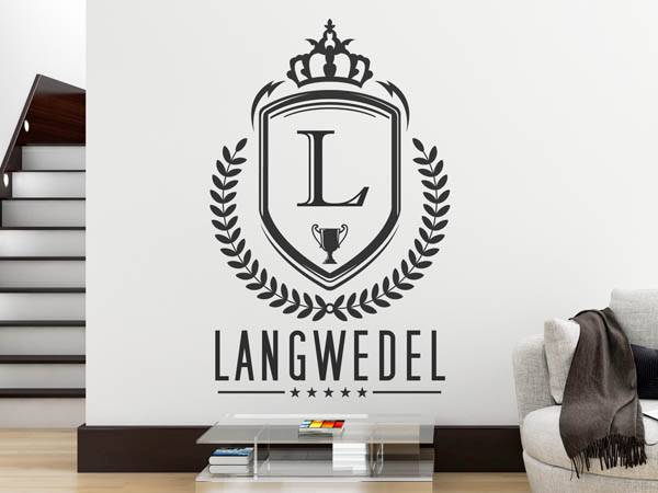 Wandtattoo Langwedel Wappen