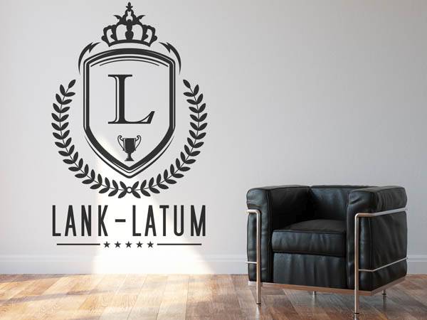 Wandtattoo Lank-Latum Wappen