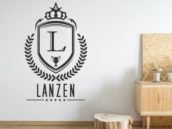Wandtattoo Lanzen Wappen