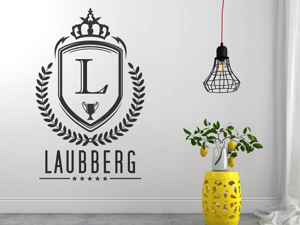 Wandtattoo Laubberg Wappen