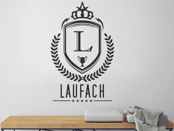 Wandtattoo Laufach Wappen