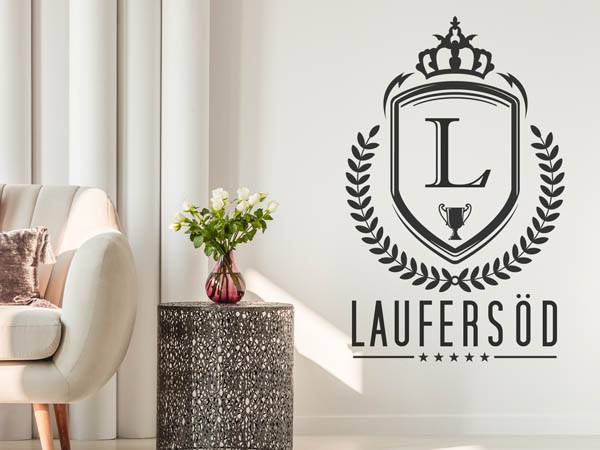 Wandtattoo Laufersöd Wappen