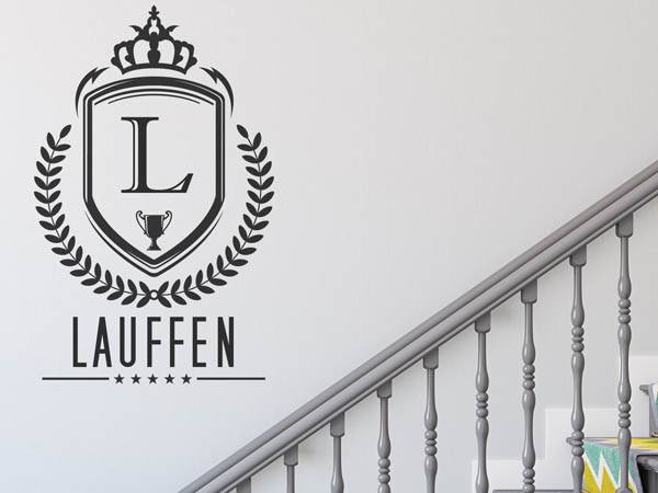 Wandtattoo Lauffen Wappen