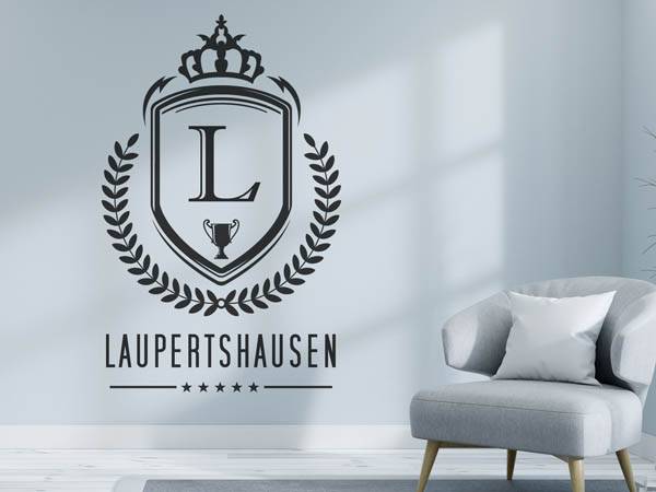 Wandtattoo Laupertshausen Wappen