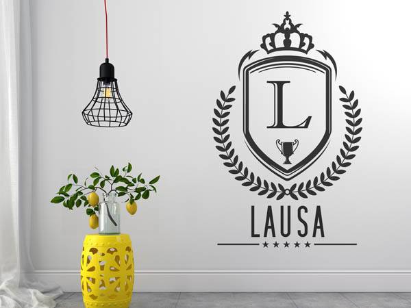 Wandtattoo Lausa Wappen