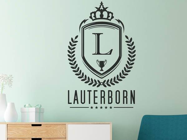 Wandtattoo Lauterborn Wappen