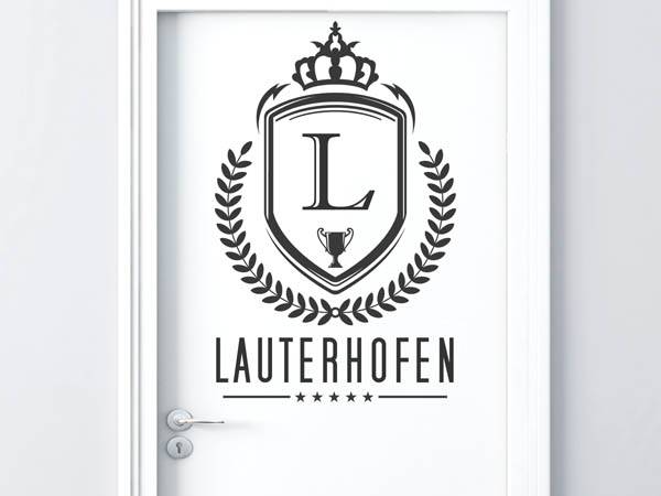 Wandtattoo Lauterhofen Wappen