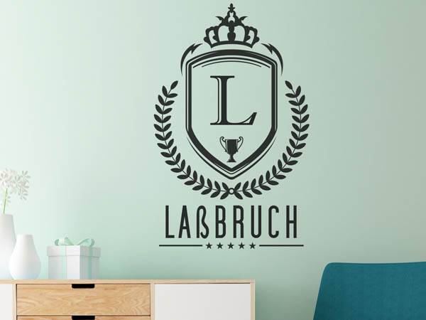 Wandtattoo Laßbruch Wappen