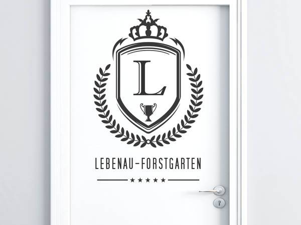Wandtattoo Lebenau-Forstgarten Wappen