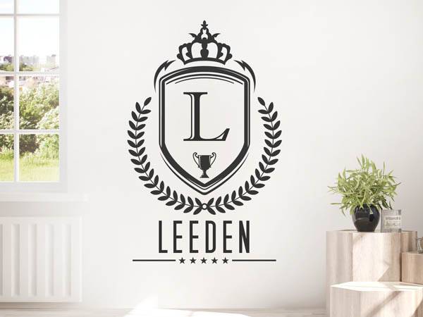 Wandtattoo Leeden Wappen