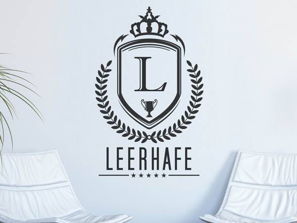 Wandtattoo Leerhafe Wappen