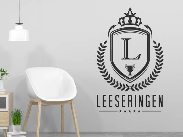 Wandtattoo Leeseringen Wappen