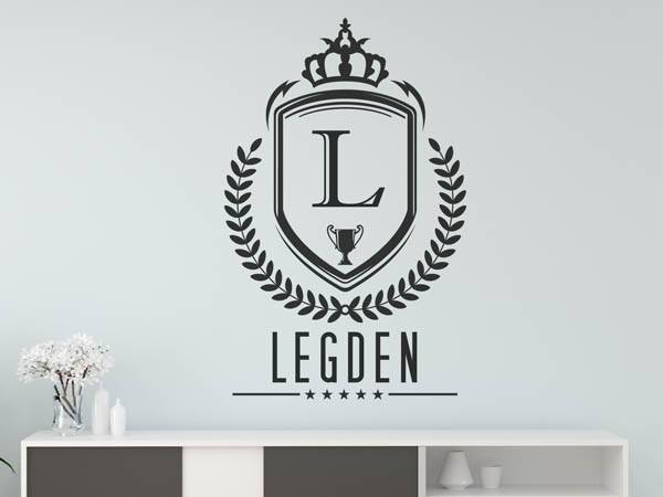 Wandtattoo Legden Wappen