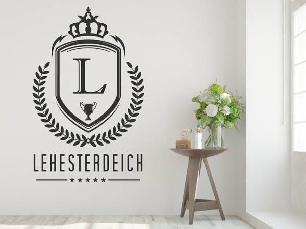 Wandtattoo Lehesterdeich Wappen