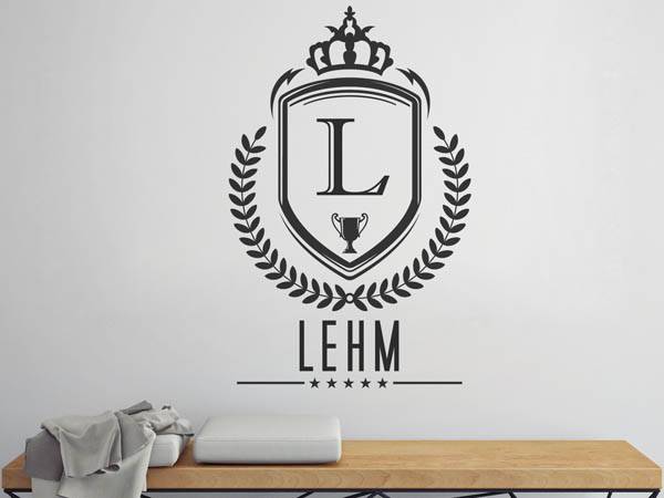 Wandtattoo Lehm Wappen
