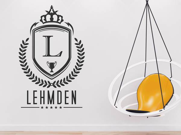 Wandtattoo Lehmden Wappen