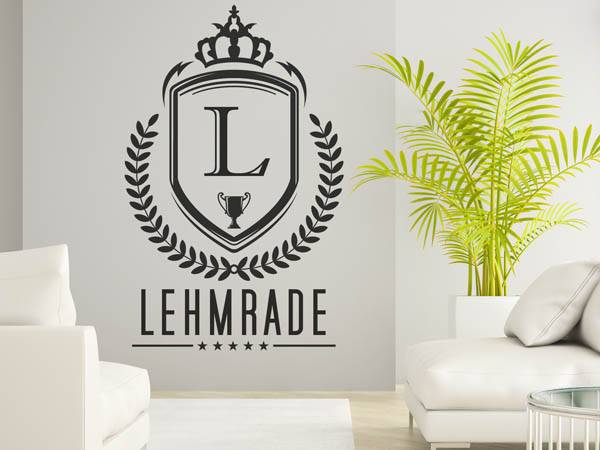 Wandtattoo Lehmrade Wappen