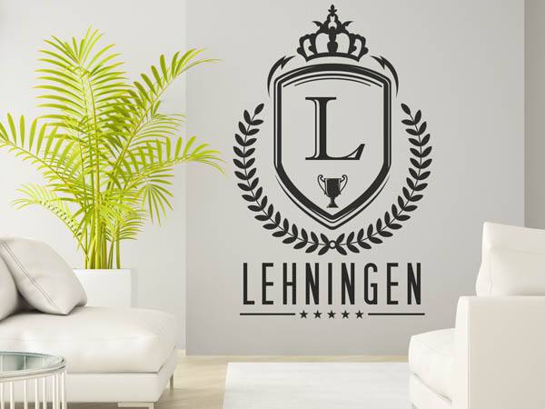 Wandtattoo Lehningen Wappen
