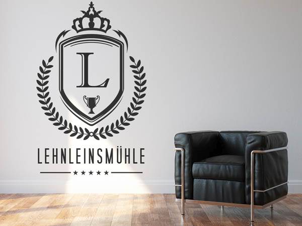 Wandtattoo Lehnleinsmühle Wappen