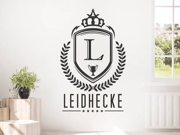 Wandtattoo Leidhecke Wappen
