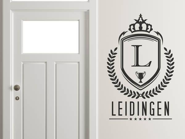Wandtattoo Leidingen Wappen