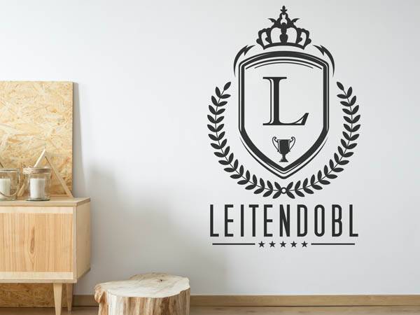 Wandtattoo Leitendobl Wappen