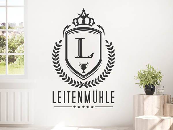 Wandtattoo Leitenmühle Wappen