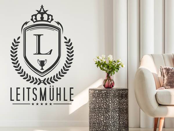 Wandtattoo Leitsmühle Wappen