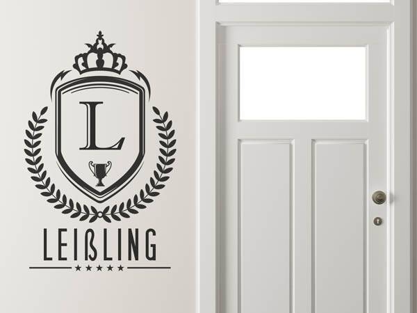 Wandtattoo Leißling Wappen