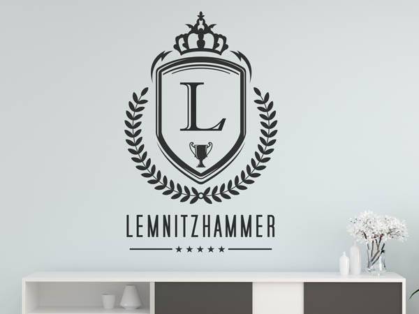 Wandtattoo Lemnitzhammer Wappen
