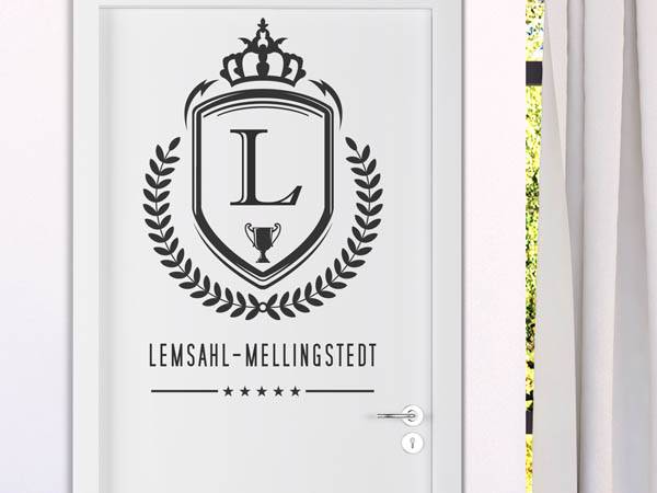 Wandtattoo Lemsahl-Mellingstedt Wappen