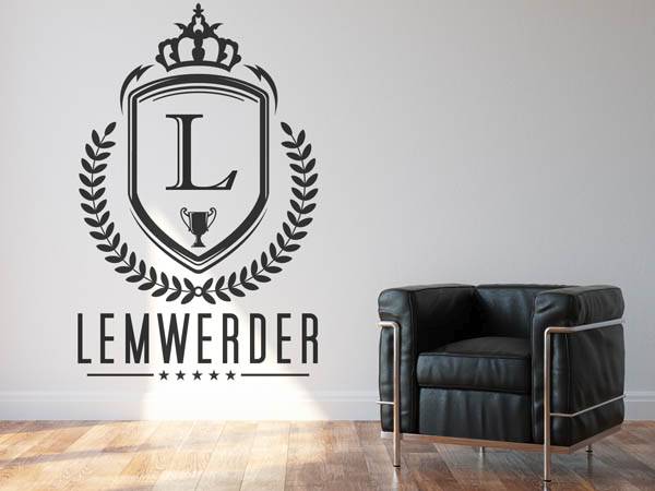 Wandtattoo Lemwerder Wappen