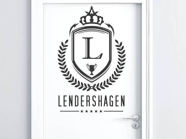 Wandtattoo Lendershagen Wappen