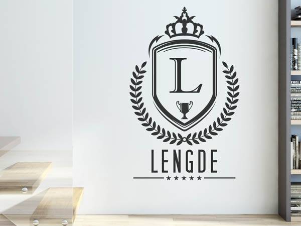 Wandtattoo Lengde Wappen