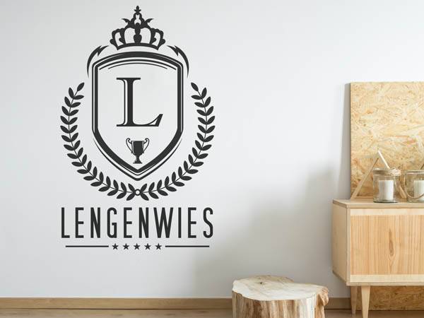 Wandtattoo Lengenwies Wappen