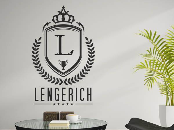 Wandtattoo Lengerich Wappen