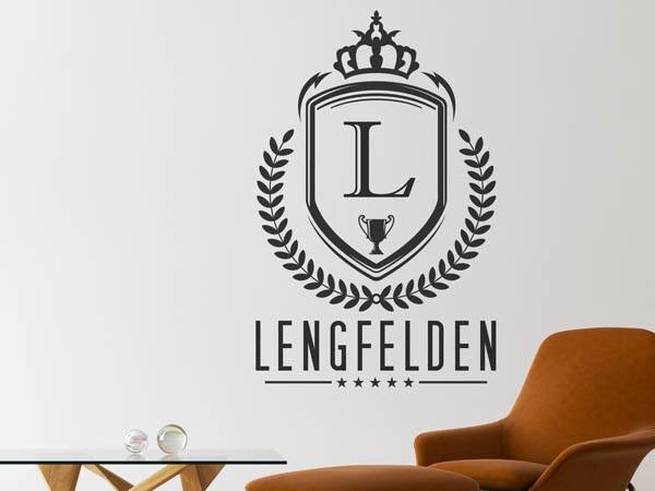 Wandtattoo Lengfelden Wappen