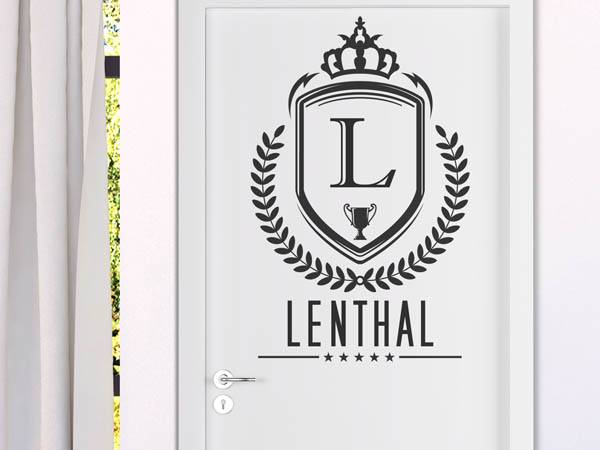 Wandtattoo Lenthal Wappen