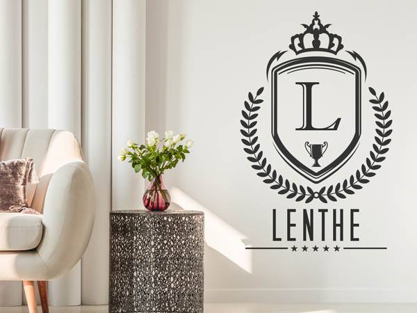 Wandtattoo Lenthe Wappen