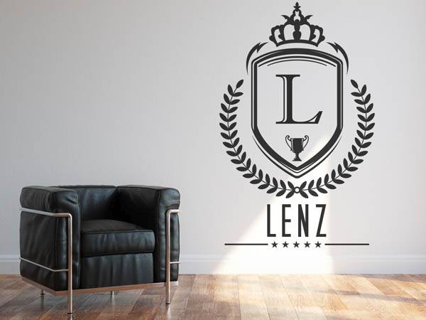 Wandtattoo Lenz Wappen