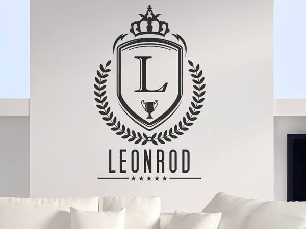 Wandtattoo Leonrod Wappen