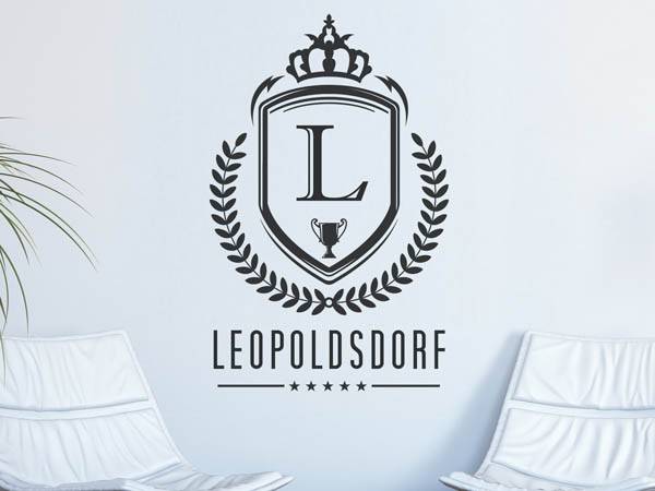 Wandtattoo Leopoldsdorf Wappen