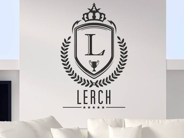Wandtattoo Lerch Wappen