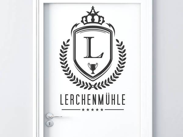 Wandtattoo Lerchenmühle Wappen