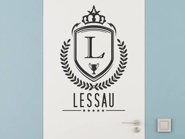 Wandtattoo Lessau Wappen