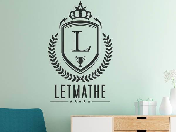 Wandtattoo Letmathe Wappen