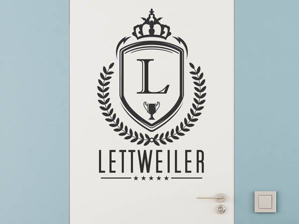 Wandtattoo Lettweiler Wappen